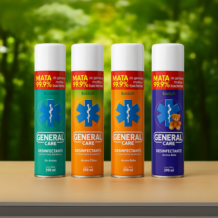 General Care: Desinfección Eficaz con Tecnología EcoSoft Spray