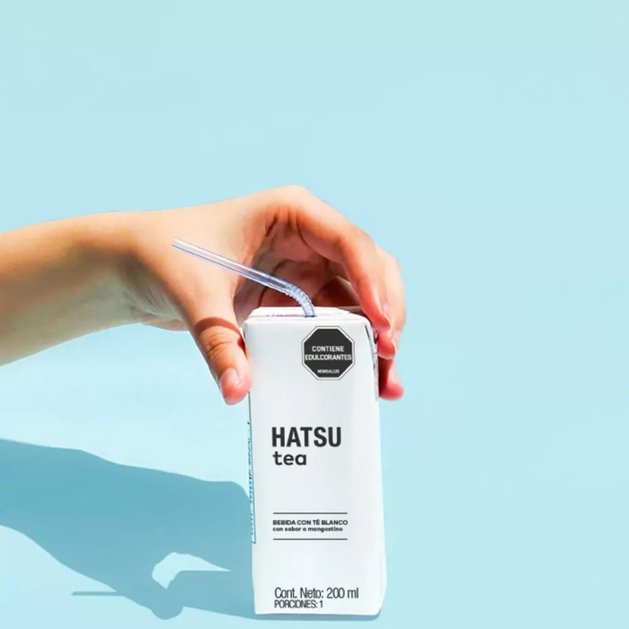 Hatsu Té Blanco con Mangostino – Tetra 200 ml | Caja 24 Unidades