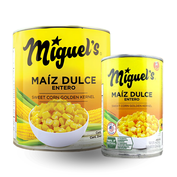 Maiz dulce en grano Miguel´s 425 grm - Caja 24 unidades