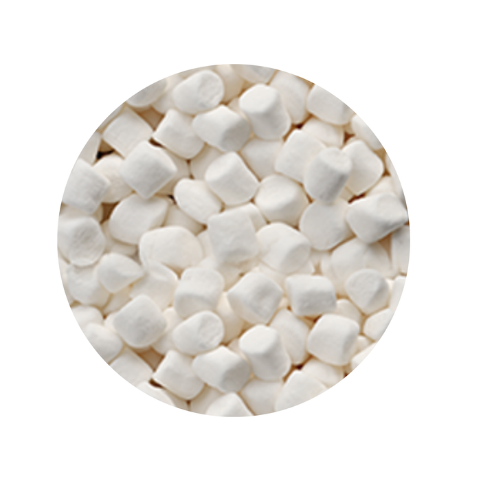 Mini Marshmallow Blanco Guandy – 300g (Caja 20 Unidades)