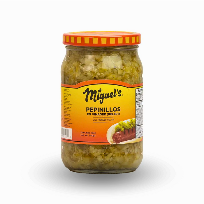 Pepinillos Dill Relish Miguel´s 420 grm / 12 unidades
