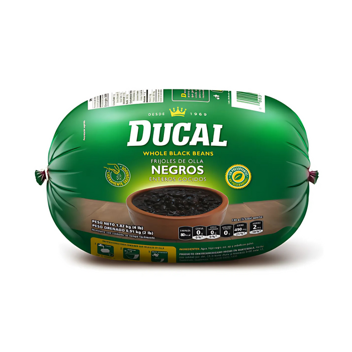 Frijoles Enteros Negros de Olla 1.82kg Caja de 6 unidades