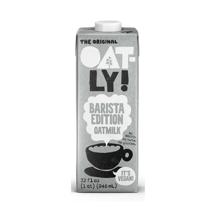 Leche de Avena Oatly! Barista Edition – Cartón 1 L (Caja x 6 unidades)