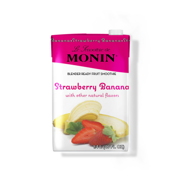 Smoothie Mix Fresa Banano Monin 1.4 Lts