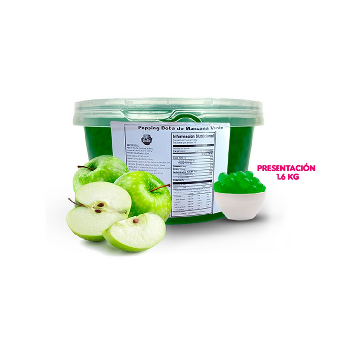 Popping Boba Manzana Verde 1.6kg