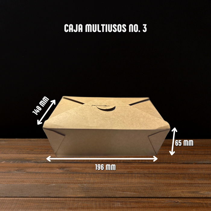 Cajas Multiusos Kraft- 1000 unidades