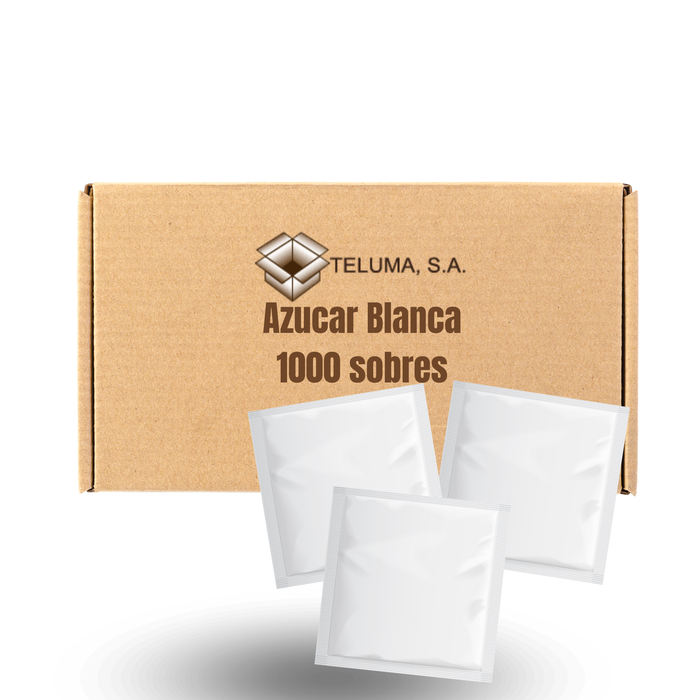 Azucar blanca en sobre Poly 6 grm/ caja 1000 U