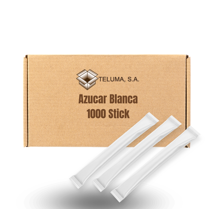 Azucar blanca Stick 6grm /Caja 1000 U