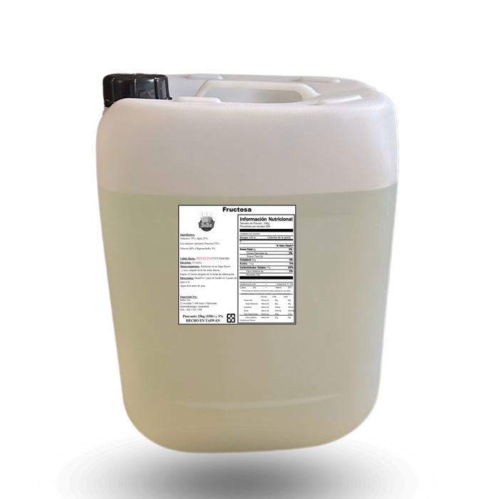 Caneca de endulzante Fructosa 25 kg