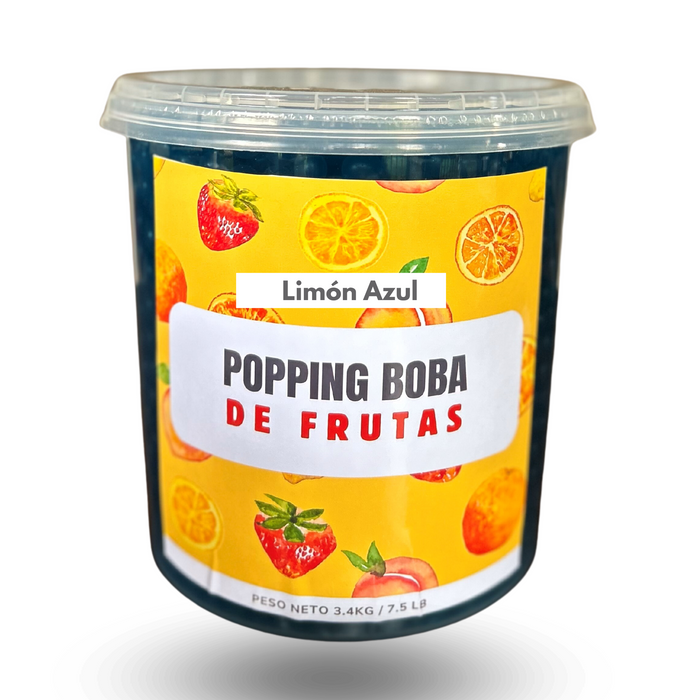 Popping Boba Blue Lemon Tarro 3.4 kg