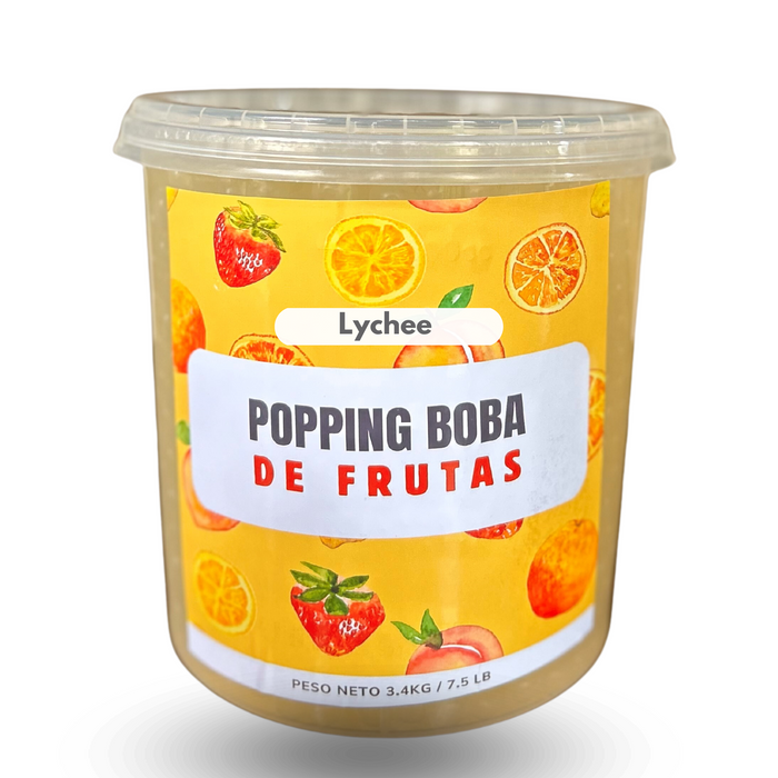 Popping Boba Lychee Tarro 3.4 kg