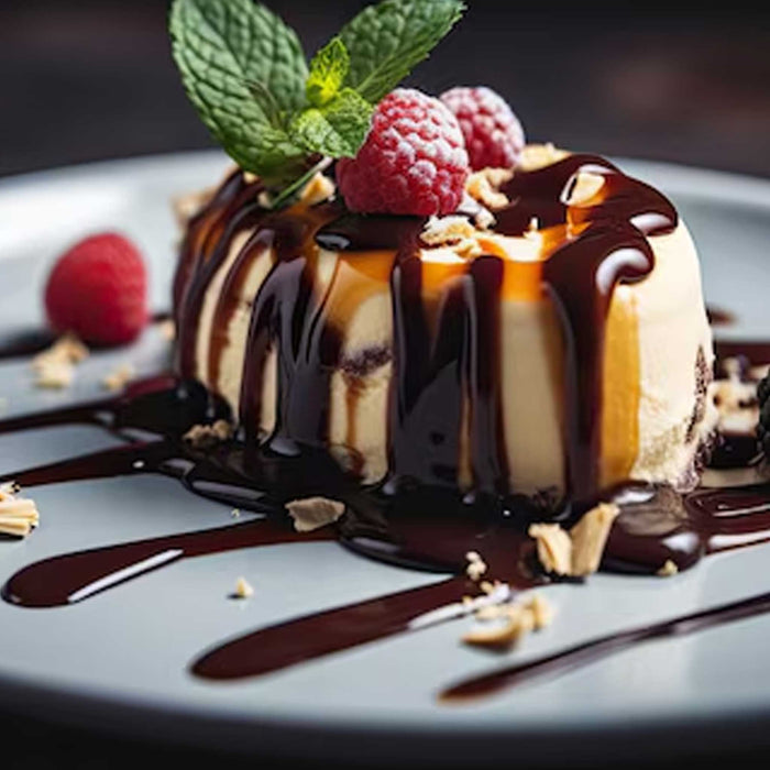 Salsa de Chocolate Molido Hollander Envase de 5 libras
