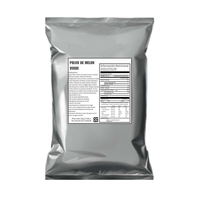 Base en polvo para Melon Verde Bolsa 1kg