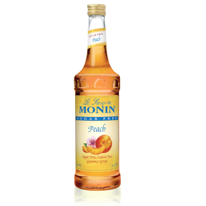 Saborizante Sugar Free Peach Monin Botella 750 ml