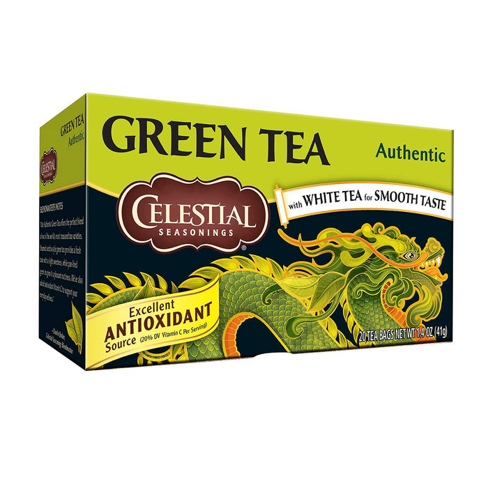 Té Verde auténtico Celestial Seasonings 20 sobres