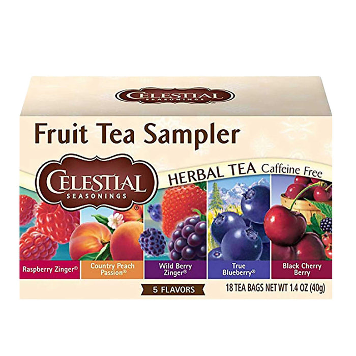 Té de sabores frutales Celestial Seasonings 18 sobres