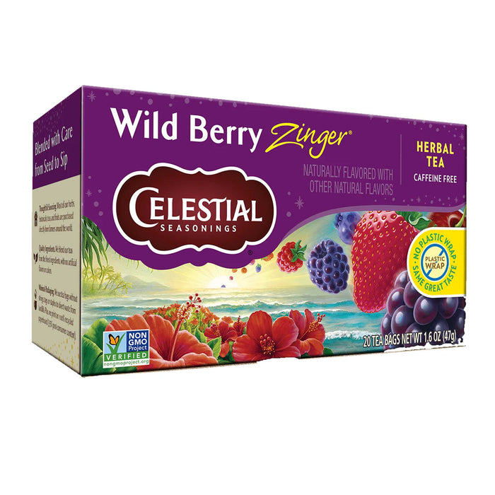 Té Wildberries Zinger Celestial Seasonings 20 sobres