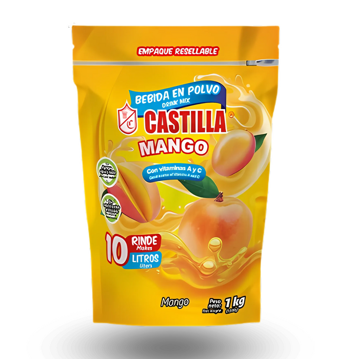 Refresco en Polvo de Mango Castilla - Caja