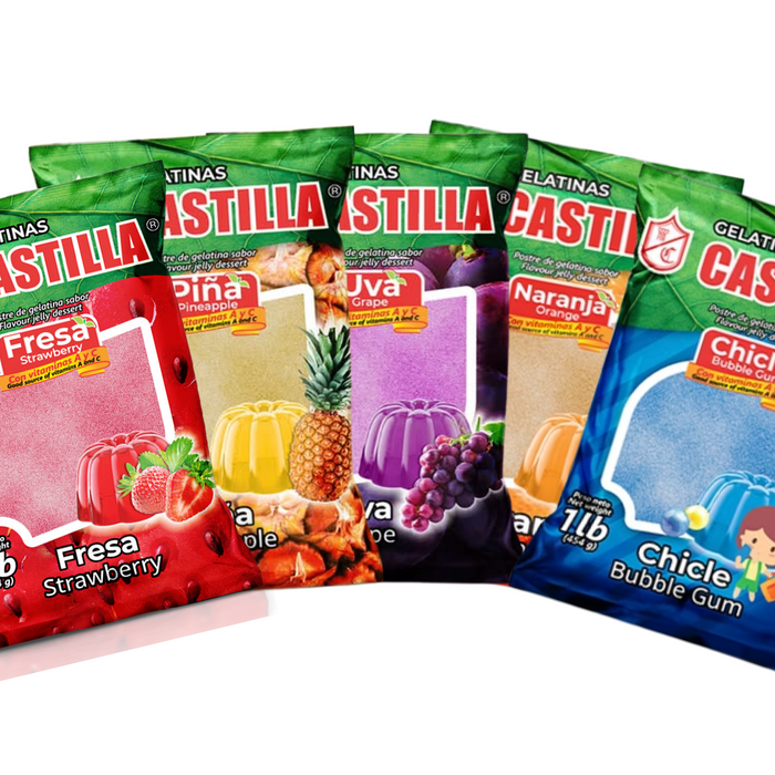 Gelatina sabores surtidos Castilla - Unidad