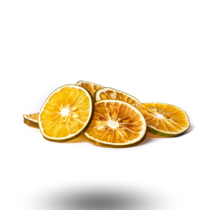 Naranja deshidratada en rodajas