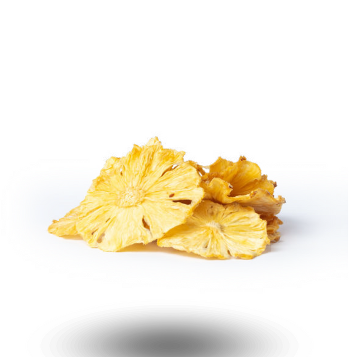 Piña deshidratada en rodajas