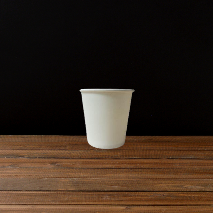Vaso Bebida Caliente Capa Sencilla 4 onzas Caja 1,000 unidades