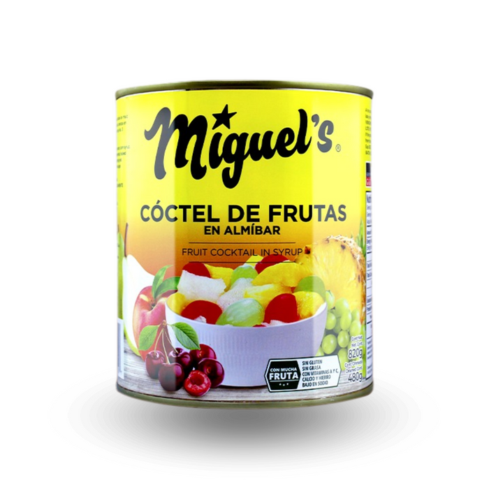 Coctel de Frutas Miguel´s 820grm / Caja 12 unidades