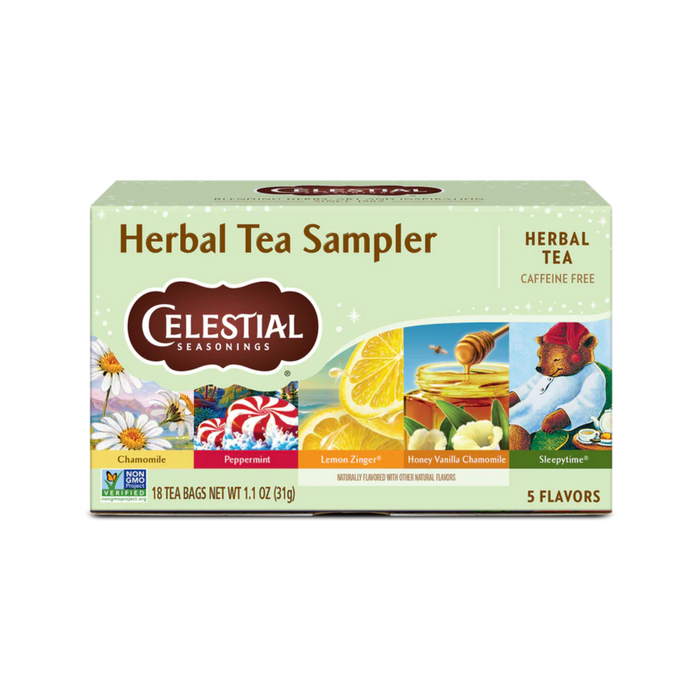 Té de sabores herbales Celestial Seasonings 18 sobres