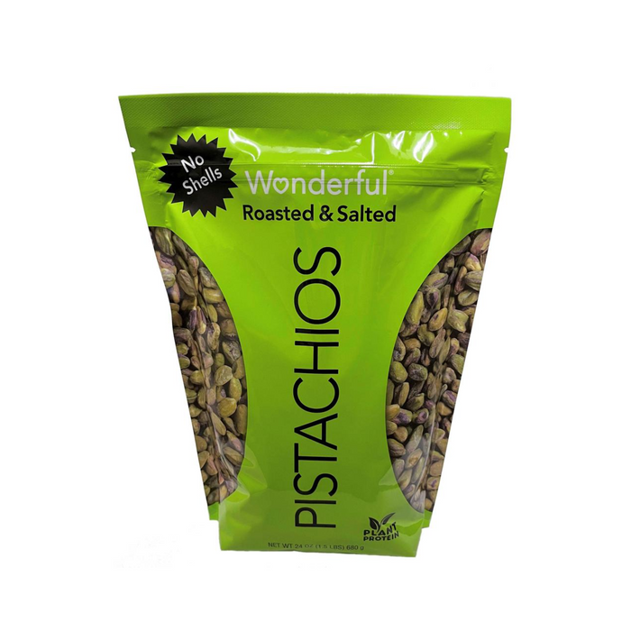 Pistacho tostado sin Cáscara con Sal 24 onzas Wonderful