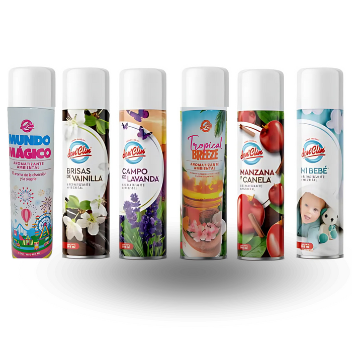 Aromatizante Ambiental Don Clin 266ml / 6 unidades