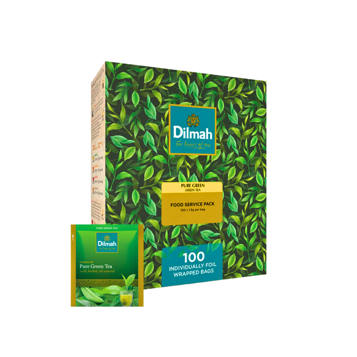 Té Verde Dilmah Pure Green – 100 Bolsitas