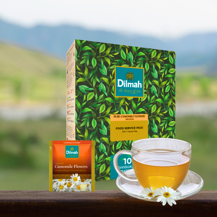 Té de Manzanilla Dilmah Food Service Pure Camomile – 100 Bolsitas