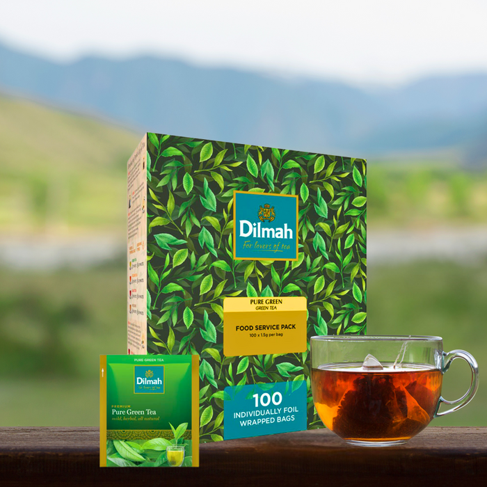 Té Verde Dilmah Pure Green – 100 Bolsitas