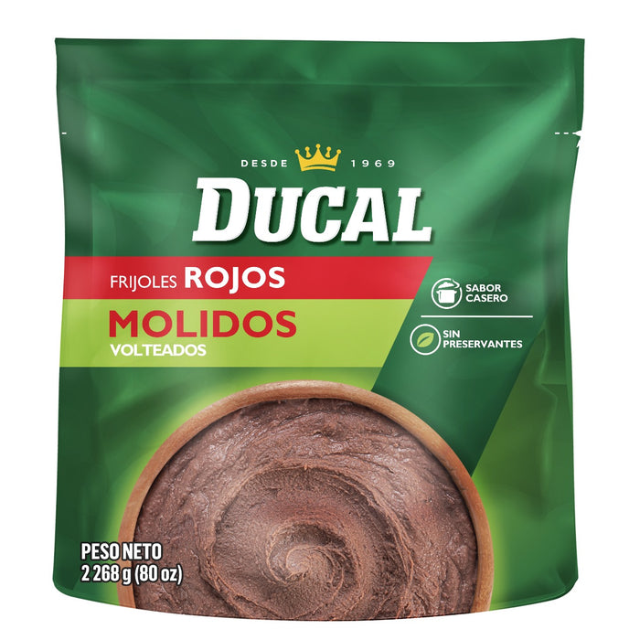 Frijoles Volteados Molidos Rojos 5 libras - Caja de 6 unidades