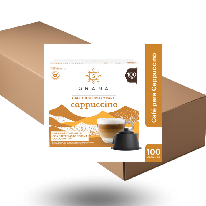 Cápusulas de Café para Capuchino Grana formato Dolce Gusto