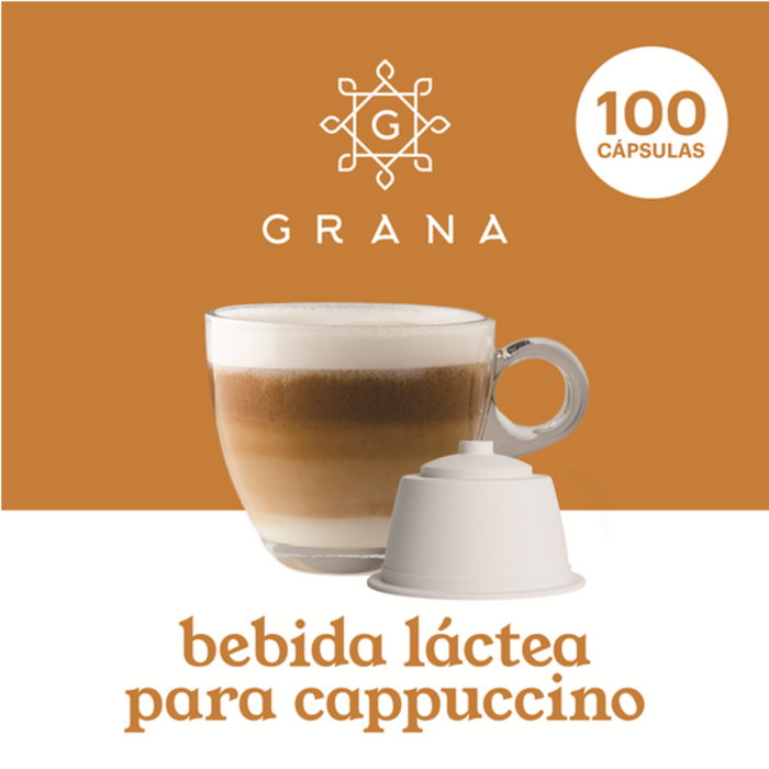 Cápusulas de Bebida Lactea Grana formato Dolce Gusto