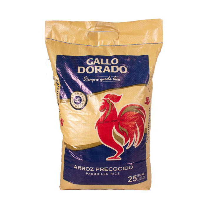 Arroz Precocido Gallo Dorado 25 lbs