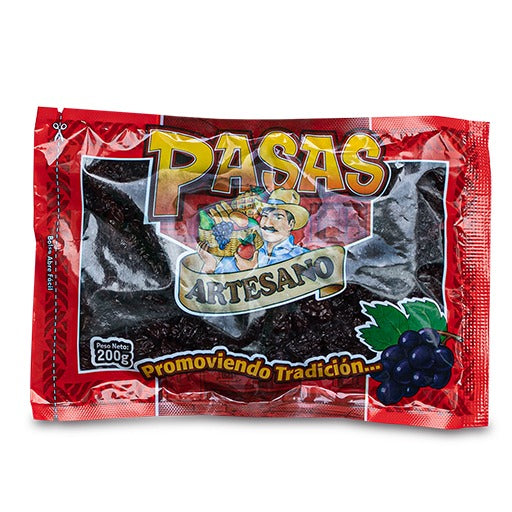 Pasas Artesano 200 g - Caja de 50 unidades