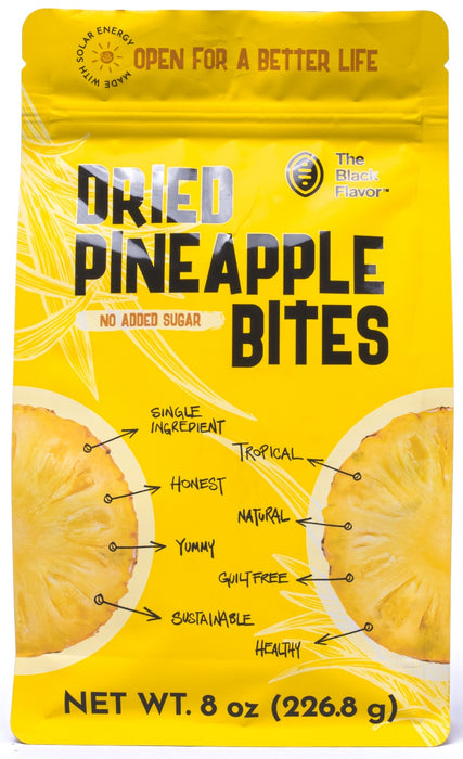 Piña deshidratada en rodajas