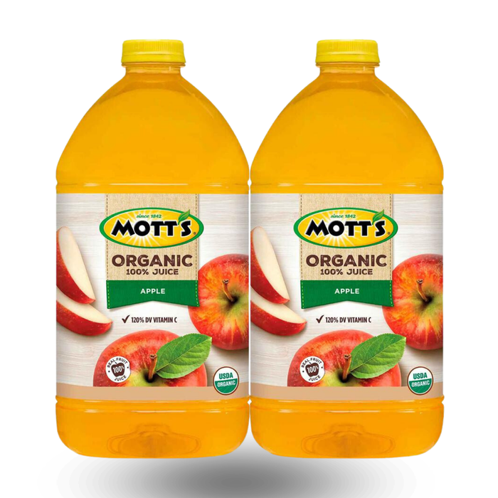 Jugo de Manzana 100% Orgánico sin Azúcar Añadida 3.78 L/ 2 Unidades