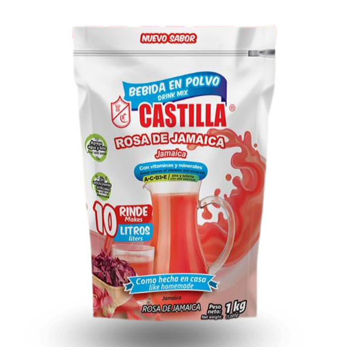 Refresco en Polvo Rosa de Jamaica Castilla - Caja