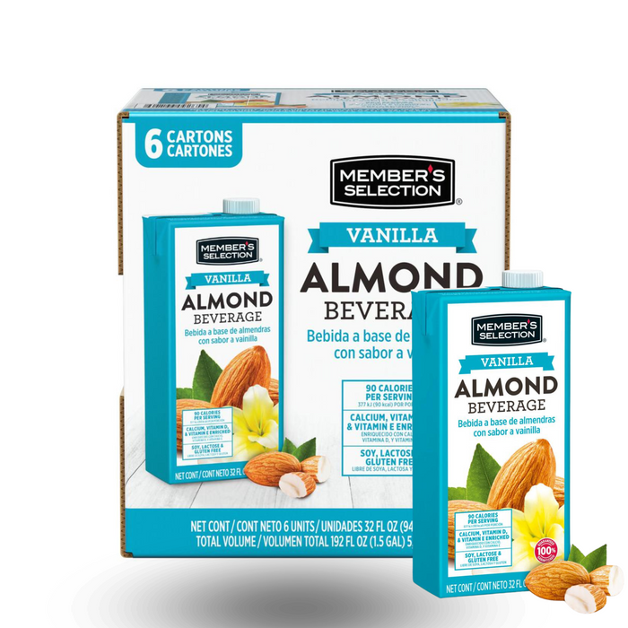 Leche de Almendras Sabor Vainilla 6 Unidades 946 mL
