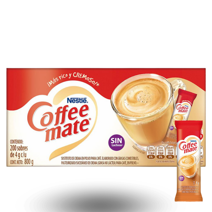 Cremora Coffe mate porcionada 4grm / Caja