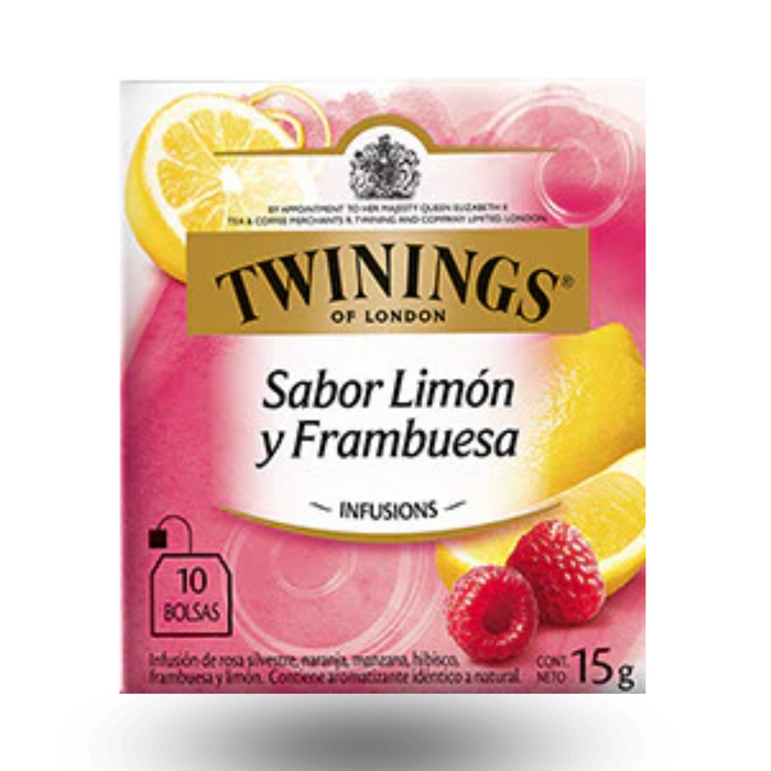 Té en sobre Twinings Limón y Frambuesa - 10 sobres