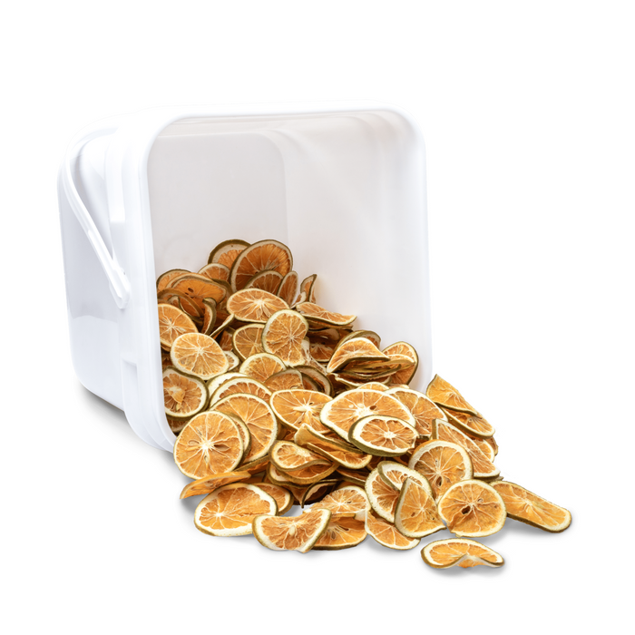 Naranja deshidratada en rodajas