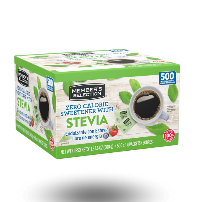 Endulzante con Estevia Caja 500 Unidades