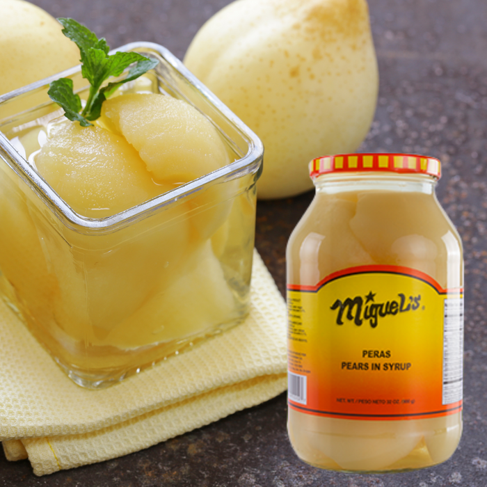 Peras en Mitades Miguels 908grm  / Caja 12 unidades