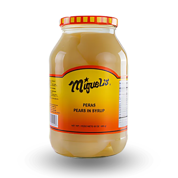 Peras en Mitades Miguels 908grm / Caja 12 unidades