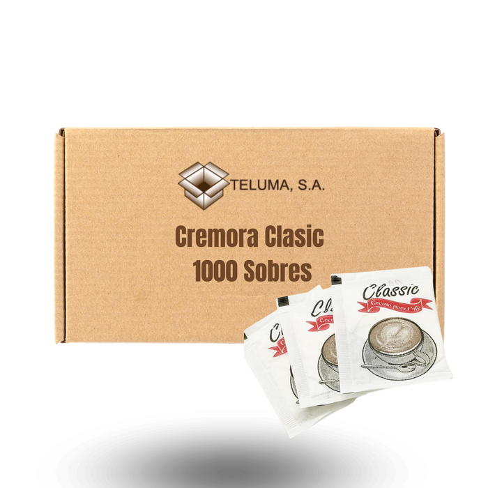 Crema para Café Classic 2.6grm / Caja 1000 sobres