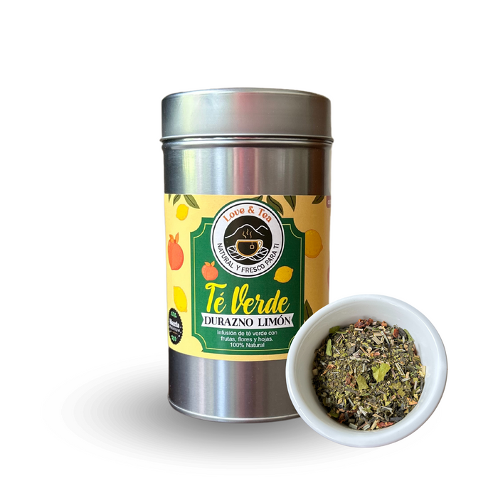 Té Verde Durazno Limón Love and Tea